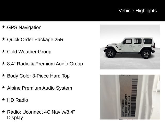2021 Jeep Wrangler Unlimited Rubicon 4x4