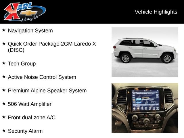 2022 Jeep Grand Cherokee WK Laredo X 4x4