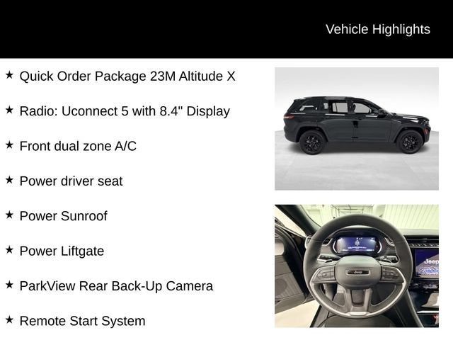 2025 Jeep Grand Cherokee Altitude X