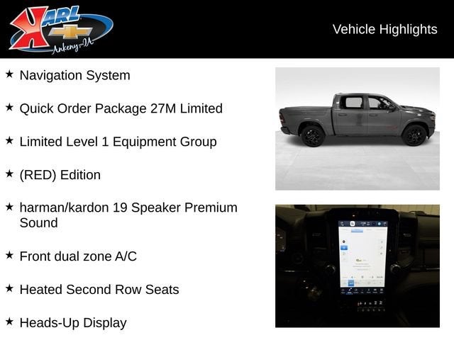 2023 RAM 1500 Limited Crew Cab 4x4 5'7" Box