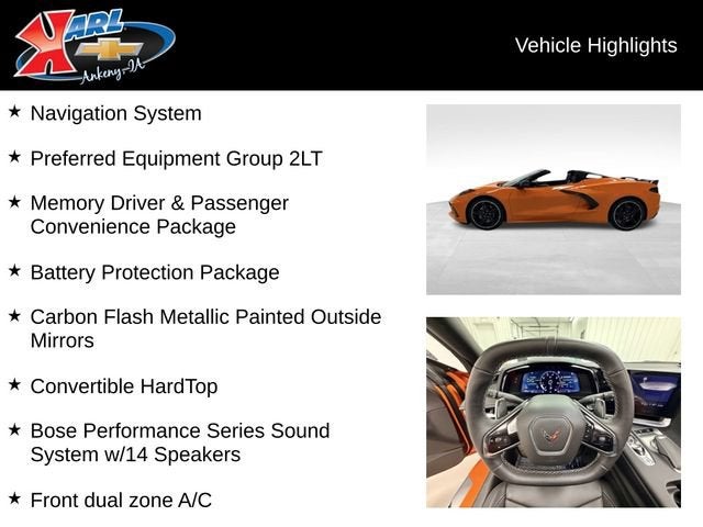 2023 Chevrolet Corvette Stingray 2LT
