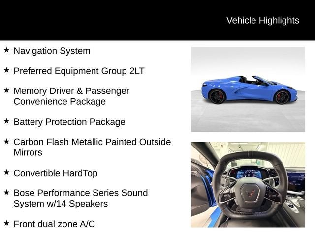 2023 Chevrolet Corvette Stingray 2LT