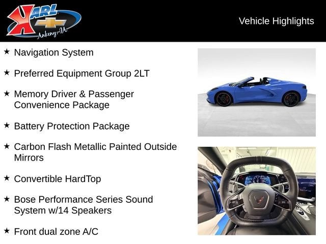 2023 Chevrolet Corvette Stingray 2LT