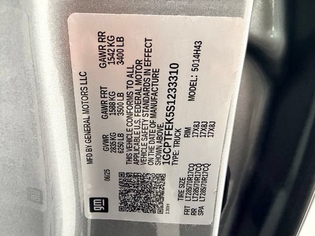 2025 Chevrolet Colorado ZR2