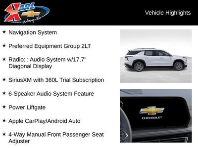 2026 Chevrolet Traverse LT