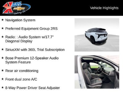 2026 Chevrolet Traverse RS