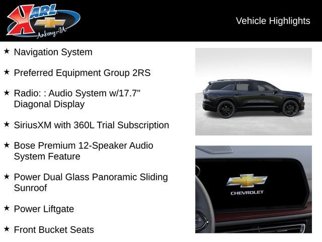 2026 Chevrolet Traverse RS