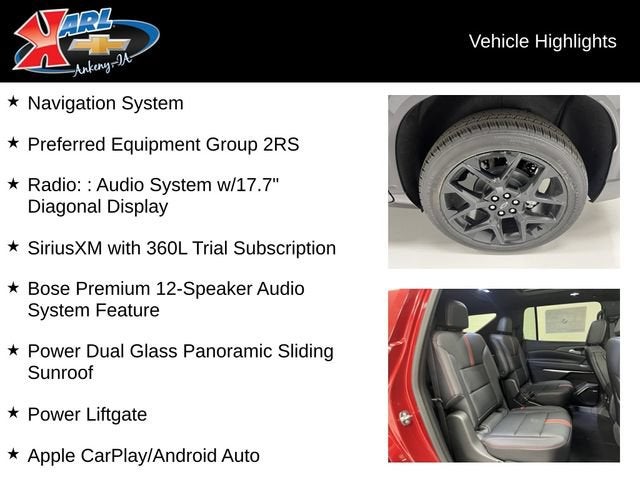 2026 Chevrolet Traverse RS