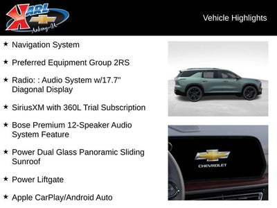 2027 Chevrolet Traverse RS