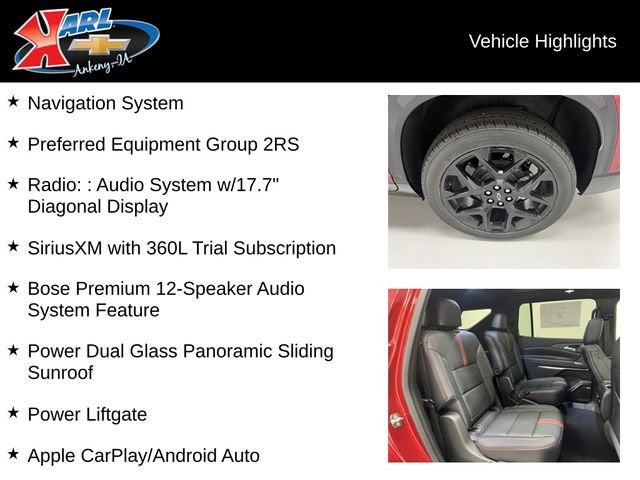 2026 Chevrolet Traverse RS