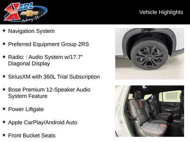 2027 Chevrolet Traverse RS