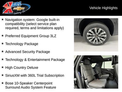 2026 Chevrolet Tahoe High Country