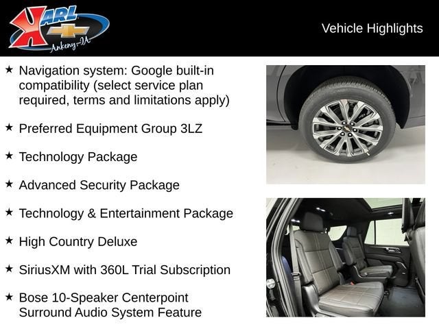 2026 Chevrolet Tahoe High Country