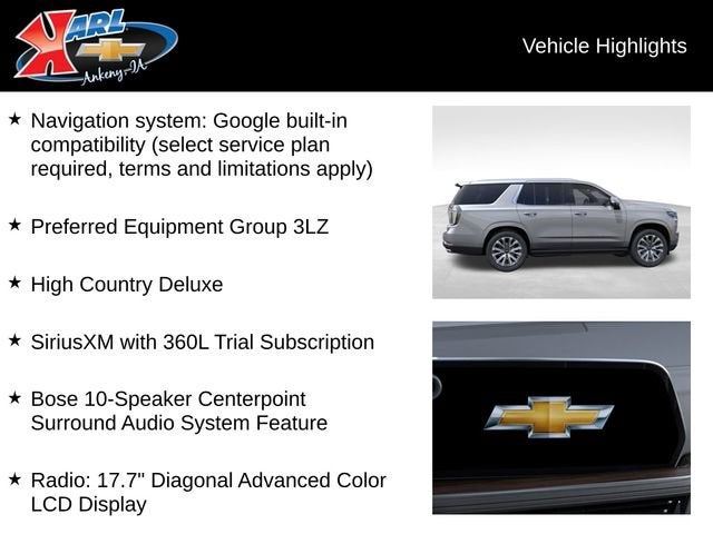 2026 Chevrolet Tahoe High Country