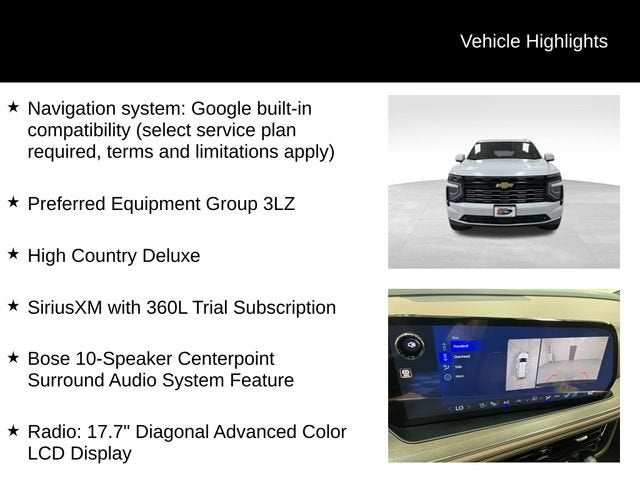 2026 Chevrolet Tahoe High Country