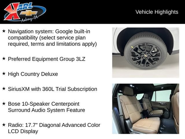 2026 Chevrolet Tahoe High Country