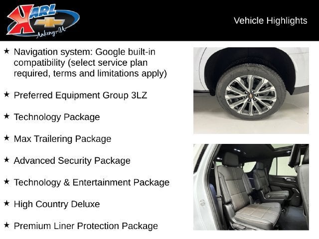 2026 Chevrolet Tahoe High Country
