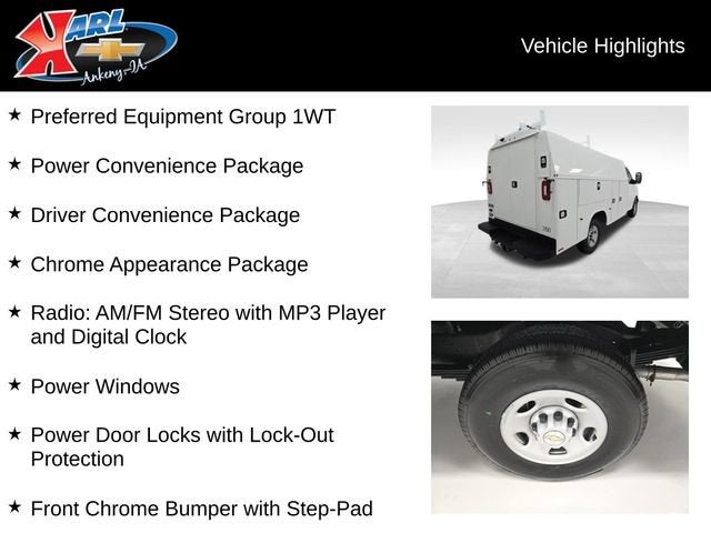 2026 Chevrolet Express Cutaway 3500 1WT