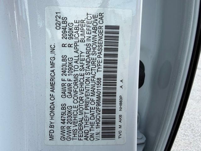 2021 Honda Accord Touring