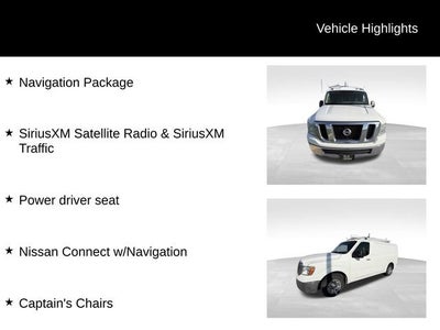 2019 Nissan NV Cargo NV2500 HD SL V6
