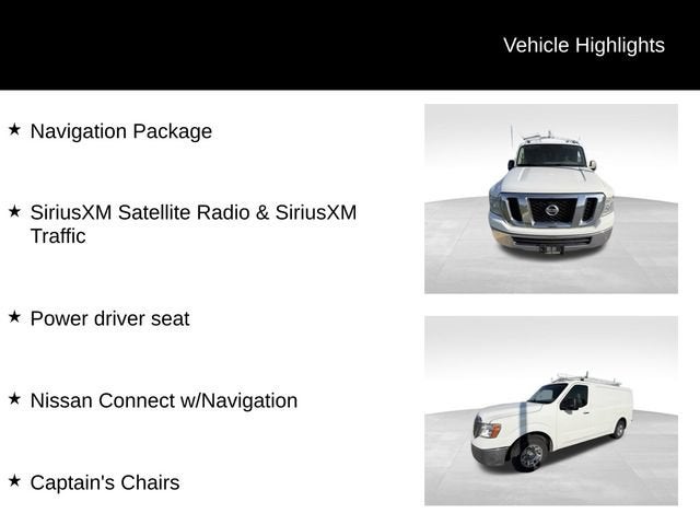 2019 Nissan NV Cargo NV2500 HD SL V6