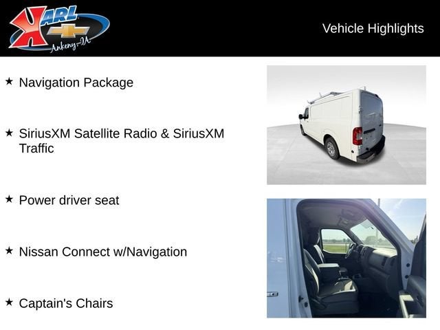2019 Nissan NV Cargo NV2500 HD SL V6