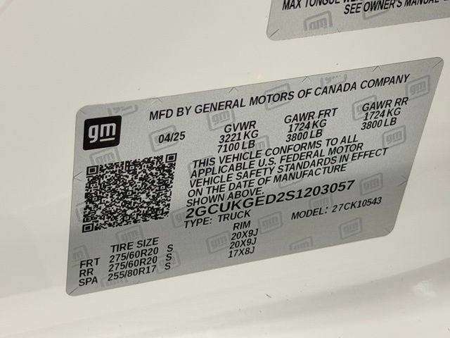 2025 Chevrolet Silverado 1500 LTZ