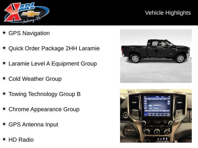 2021 RAM 2500 Laramie Crew Cab 4x4 6'4" Box