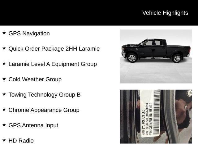 2021 RAM 2500 Laramie Crew Cab 4x4 6'4" Box