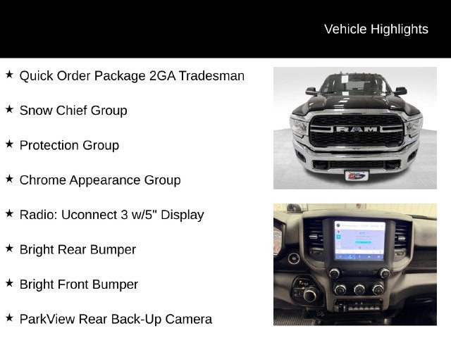 2022 RAM 2500 Tradesman Crew Cab 4x4 8' Box