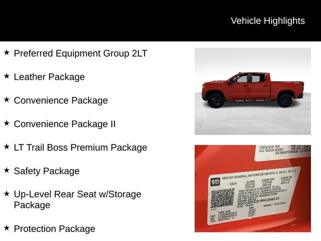 2024 Chevrolet Silverado 1500 LT Trail Boss
