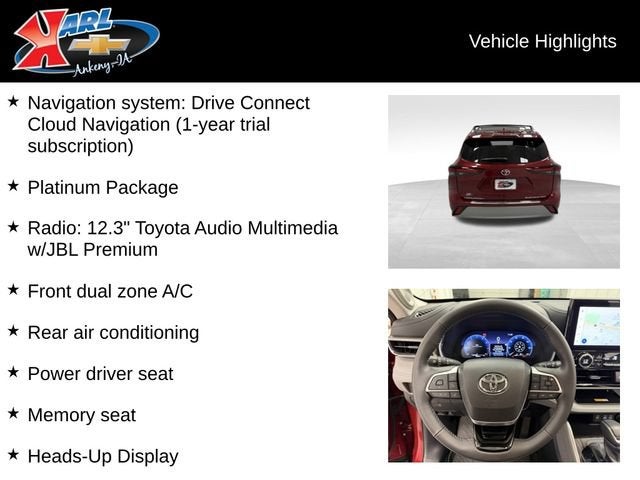 2024 Toyota Highlander Platinum