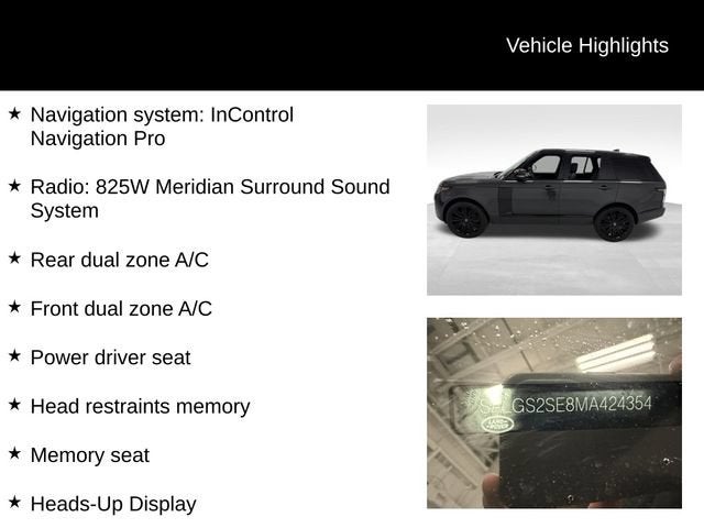 2021 Land Rover Range Rover P525 Westminster