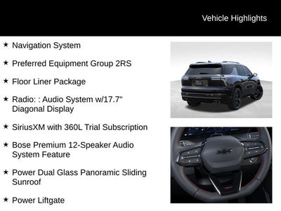 2026 Chevrolet Traverse RS