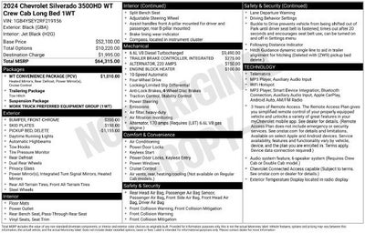 2024 Chevrolet Silverado 3500 HD WT DRW