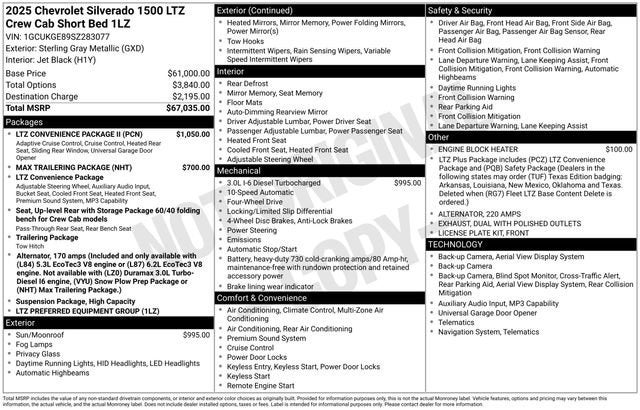 2025 Chevrolet Silverado 1500 LTZ