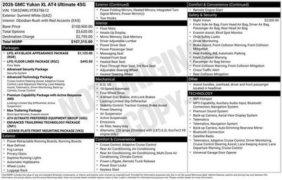 2026 GMC Yukon XL AT4 Ultimate
