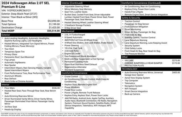 2024 Volkswagen Atlas 2.0T SEL Premium R-Line