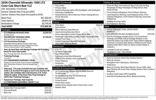 2026 Chevrolet Silverado 1500 LTZ