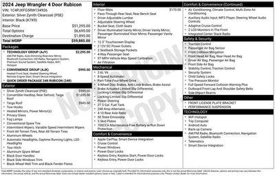 2024 Jeep Wrangler WRANGLER 4-DOOR RUBICON