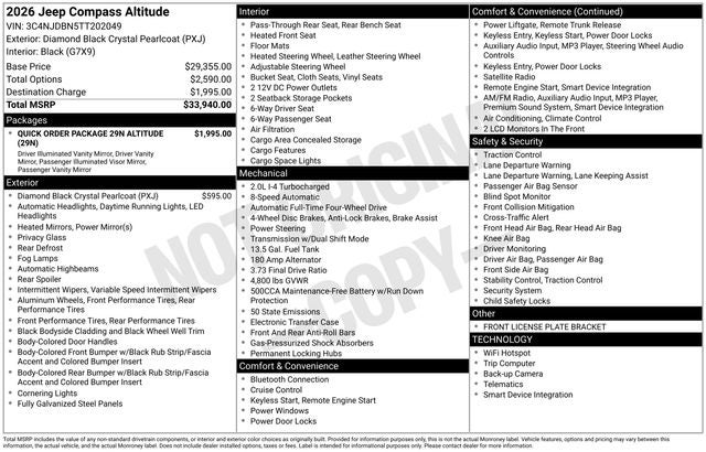 2026 Jeep Compass Altitude - Photo 16