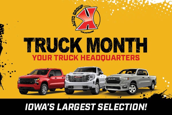 It's Truck Month at Karl Auto Group IA